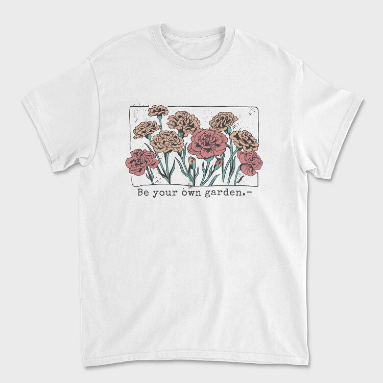 Carnation Flowers Garden, Tricou Barbati (Unisex)