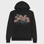 Carnation Flowers Garden, Hanorac Oversize Barbati (Unisex)