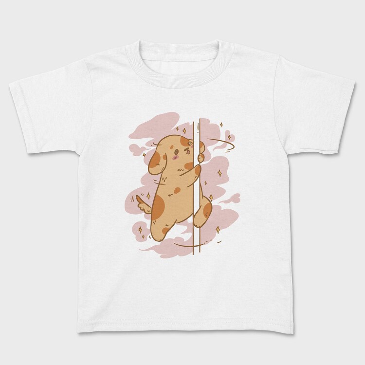 Cartoon Dog Pole Dancing, Tricou Copii