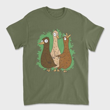 Cartoon Duck Crazy, Tricou Barbati (Unisex)