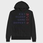 Eat Sleep Game Quote Gamer, Hanorac Oversize Barbati (Unisex)