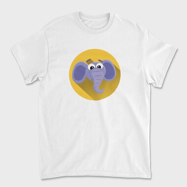 Elephant Icon Art, Tricou Barbati (Unisex)