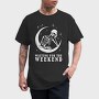 Waiting for the Weekend Skeleton, Tricou Barbati (Unisex)