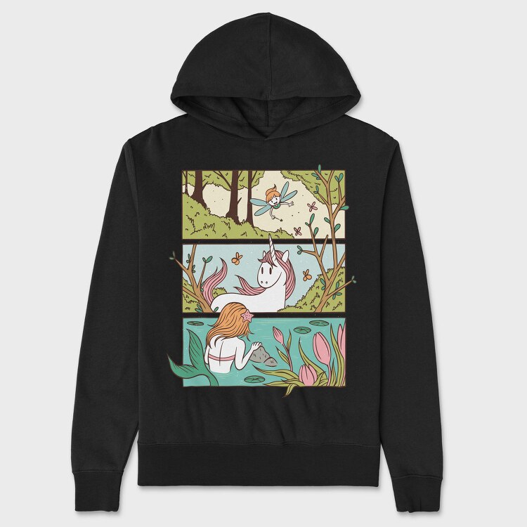 Enchanted Forest, Hanorac Oversize Barbati (Unisex)