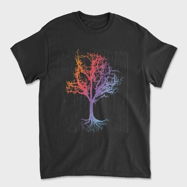 Enchanted Tree Rainbow, Tricou Barbati (Unisex)