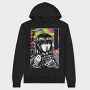 Japanese Girl Psychedelic Comic, Hanorac Oversize Barbati (Unisex)