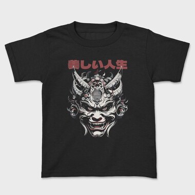 Japanese Oni Mask, Tricou Copii