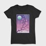 Japanese Sakura Vaporwave Tree, Tricou Femei