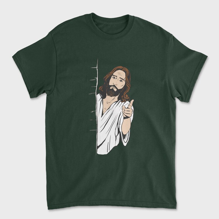 Jesus Judging Religion, Tricou Barbati (Unisex)