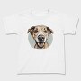 Joyful Dog Portrait, Tricou Copii