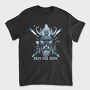 Nordic Skiing Viking God, Tricou Barbati (Unisex)