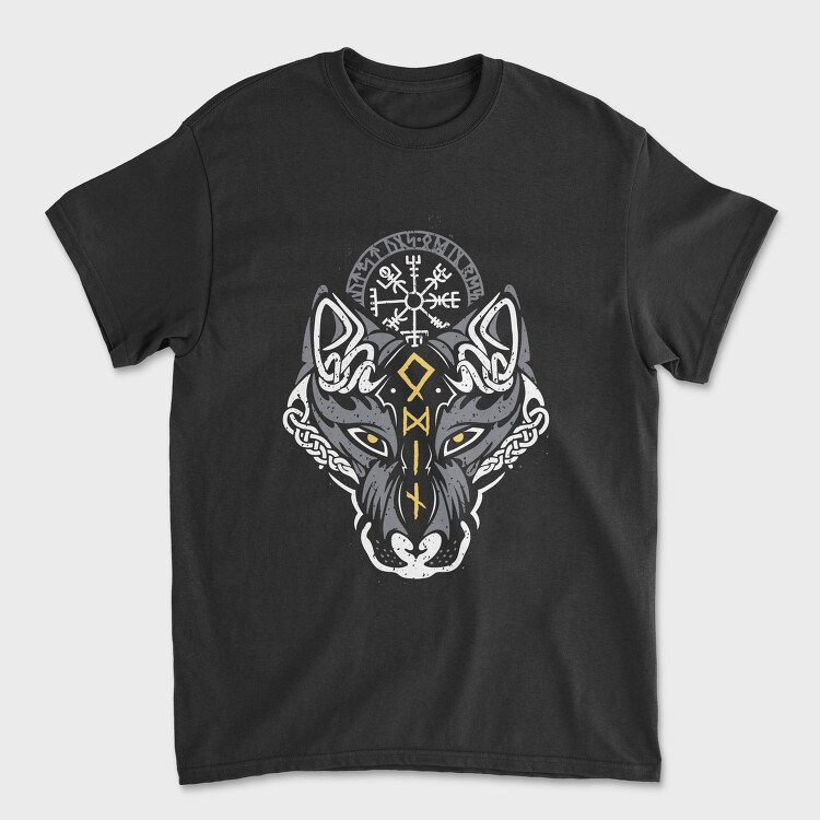 Norse Viking Wolf, Tricou Barbati (Unisex)