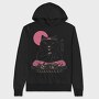Cat Eating Sushi Sushi, Hanorac Oversize Barbati (Unisex)