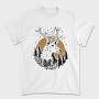 Deer Wild In Nature Christmas, Tricou Barbati (Unisex)