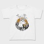Deer Wild In Nature Christmas, Tricou Copii