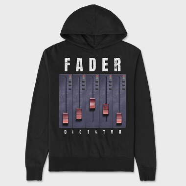 Fader Music And Sound Machine Faded Dictator, Hanorac Oversize Barbati (Unisex)