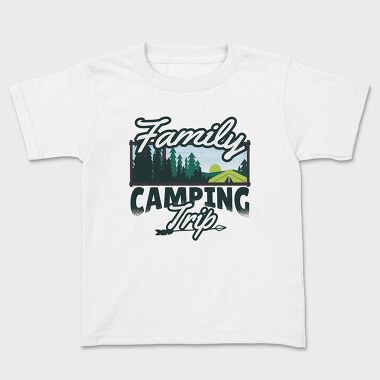 Family Camping Trip, Tricou Copii