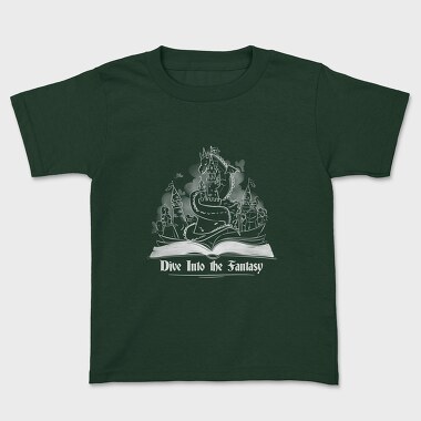 Fantasy Book Children Into The, Tricou Copii
