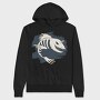 Fish Bone Skeleton, Hanorac Oversize Barbati (Unisex)