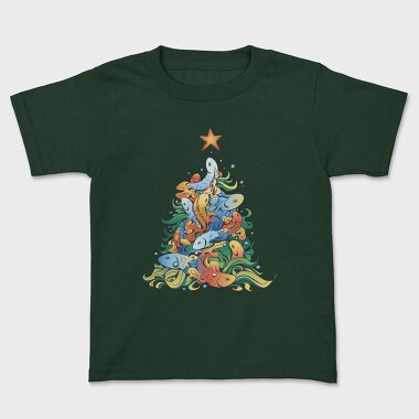 Fish Christmas Tree, Tricou Copii