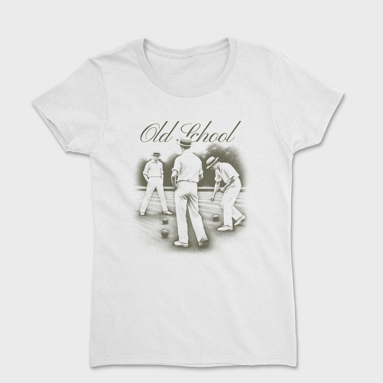 Old School Bowlers Vintage, Tricou Femei
