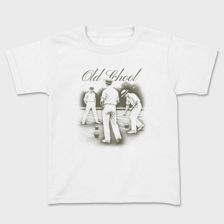 Old School Bowlers Vintage, Tricou Copii
