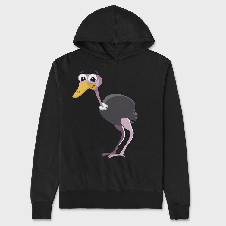 Ostrich Smile, Hanorac Oversize Barbati (Unisex)