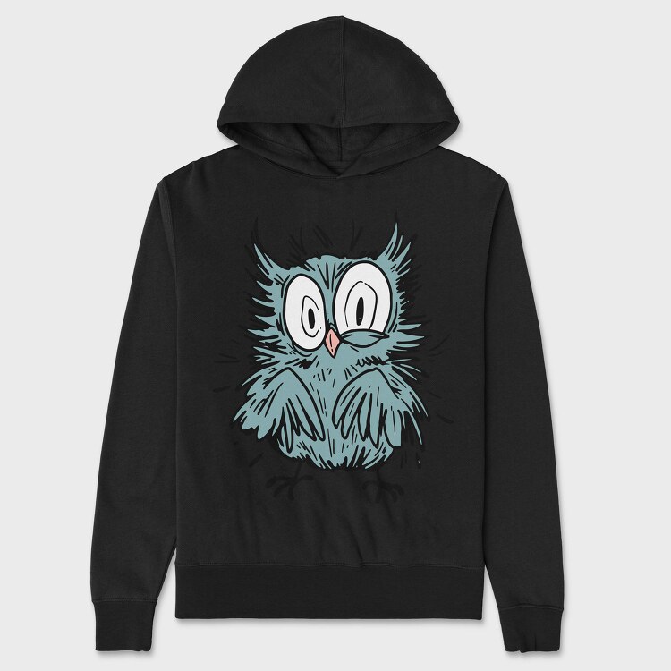 Owl Eyes, Hanorac Oversize Barbati (Unisex)