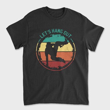 Parkour Retro Sunset Quote, Tricou Barbati (Unisex)