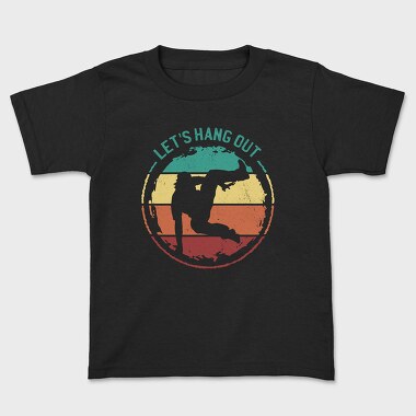 Parkour Retro Sunset Quote, Tricou Copii