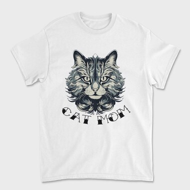 Detailed Cat Mom, Tricou Barbati (Unisex)