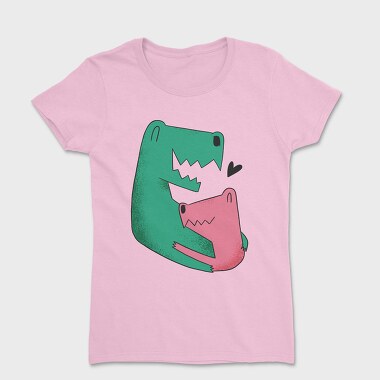 Dinosaurs Family Dad Son, Tricou Femei