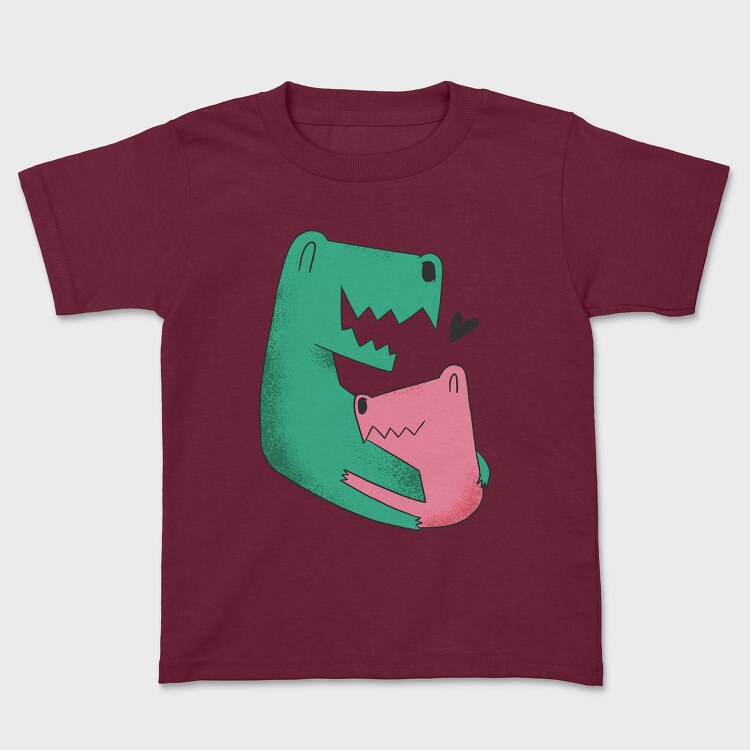 Dinosaurs Family Dad Son, Tricou Copii