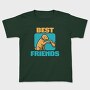 Dog Human Friendship Best Friends, Tricou Copii