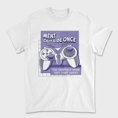 Funny Gamer Quote Bad Graphics, Tricou Barbati (Unisex)