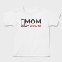 Funny Mom Quote Low Battery Mom Of 2 Boys, Tricou Copii