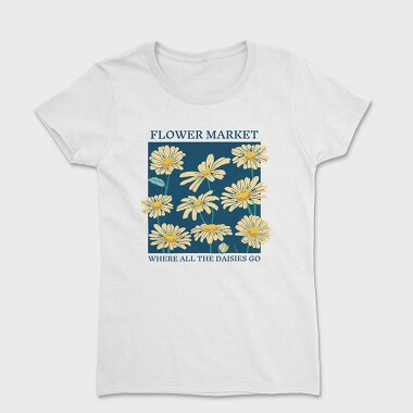Flower Market Daisies, Tricou Femei