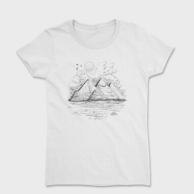 Giza Pyramids Piramids, Tricou Femei