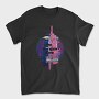 Glitch Quote And Building, Tricou Barbati (Unisex)