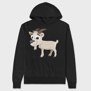 Goatly Grin, Hanorac Oversize Barbati (Unisex)