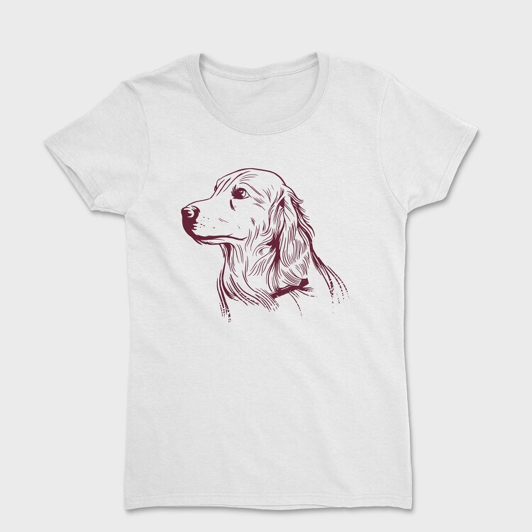 Golden Retriever Dog, Tricou Femei