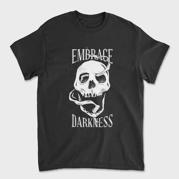 Smoke Skull Embrace Darkness, Tricou Barbati (Unisex)