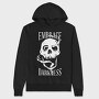 Smoke Skull Embrace Darkness, Hanorac Oversize Barbati (Unisex)