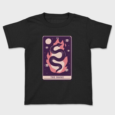 Snake Mystical Tarot Card The Snake, Tricou Copii