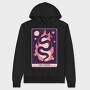 Snake Mystical Tarot Card The Snake, Hanorac Oversize Barbati (Unisex)