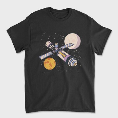 Spacecraft And Planets, Tricou Barbati (Unisex)