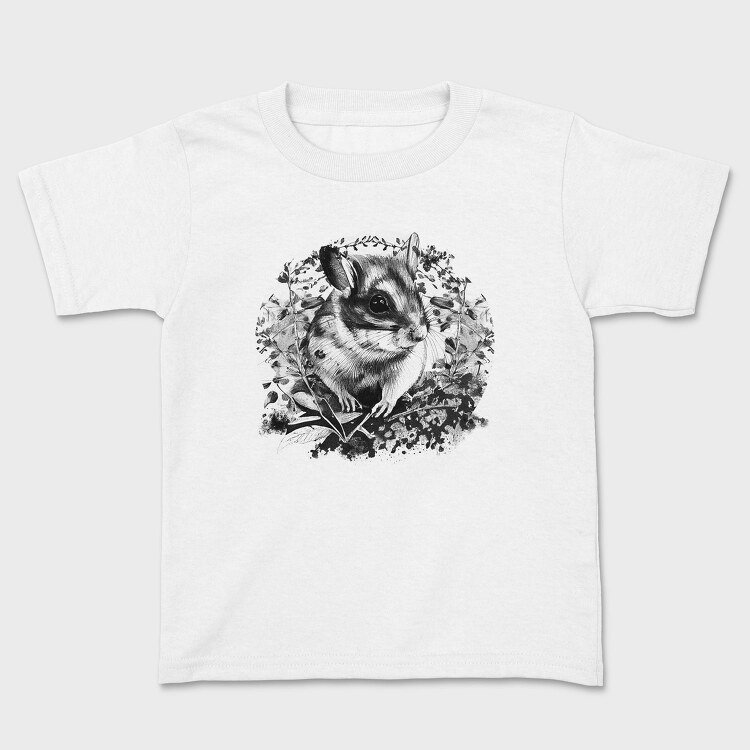 Garden Mouse Realistic Dormouse, Tricou Copii