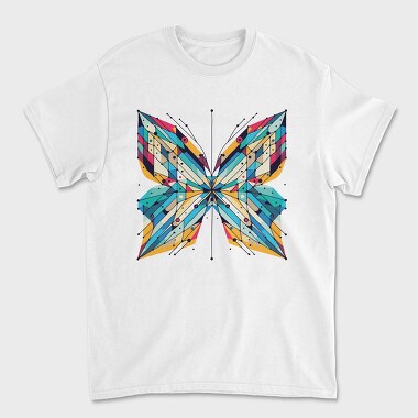 Geometric Butterfly, Tricou Barbati (Unisex)