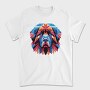 Geometric Newfoundland Dog, Tricou Barbati (Unisex)