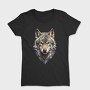 Geometric Wolf Head, Tricou Femei